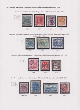 PERFINY Z ÚZEMÍ ČESKOSLOVENSKA 1881-1949 – list 26