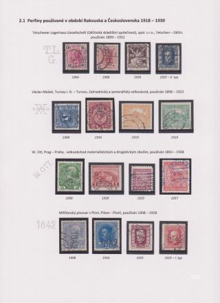PERFINY Z ÚZEMÍ ČESKOSLOVENSKA 1881-1949 – list 27