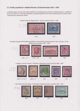 PERFINY Z ÚZEMÍ ČESKOSLOVENSKA 1881-1949 – list 28