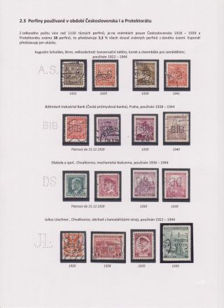 PERFINY Z ÚZEMÍ ČESKOSLOVENSKA 1881-1949 – list 29
