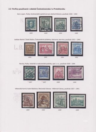 PERFINY Z ÚZEMÍ ČESKOSLOVENSKA 1881-1949 – list 30