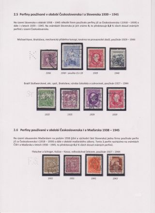 PERFINY Z ÚZEMÍ ČESKOSLOVENSKA 1881-1949 – list 32