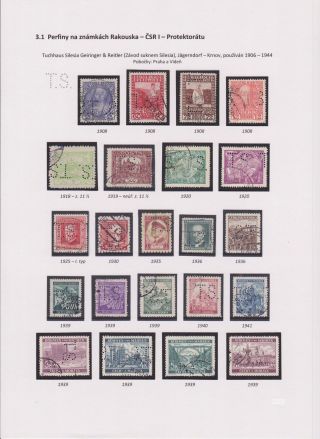 PERFINY Z ÚZEMÍ ČESKOSLOVENSKA 1881-1949 – list 35