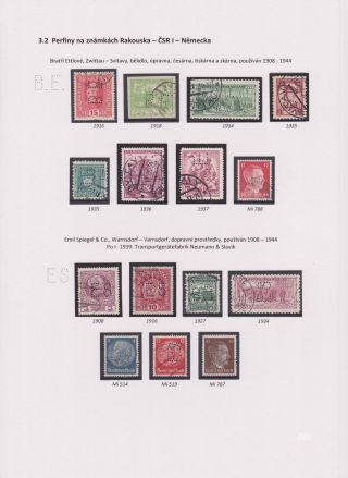 PERFINY Z ÚZEMÍ ČESKOSLOVENSKA 1881-1949 – list 37