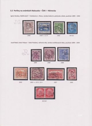 PERFINY Z ÚZEMÍ ČESKOSLOVENSKA 1881-1949 – list 39