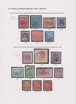 PERFINY Z ÚZEMÍ ČESKOSLOVENSKA 1881-1949 – list 40