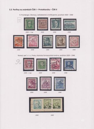 PERFINY Z ÚZEMÍ ČESKOSLOVENSKA 1881-1949 – list 45