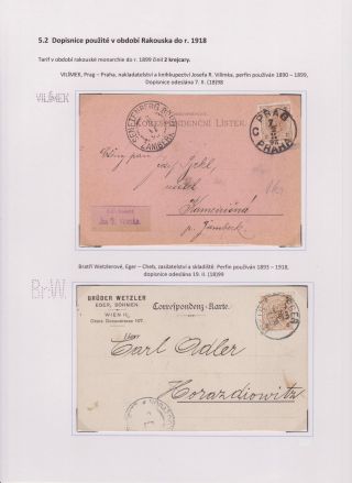 PERFINY Z ÚZEMÍ ČESKOSLOVENSKA 1881-1949 – list 55