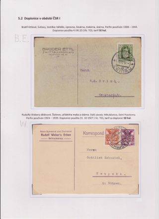 PERFINY Z ÚZEMÍ ČESKOSLOVENSKA 1881-1949 – list 59