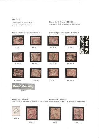 GREAT BRITAIN 1814-1901 – sheet 52