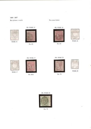 GREAT BRITAIN 1814-1901 – sheet 55