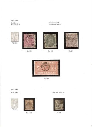 GREAT BRITAIN 1814-1901 – sheet 58