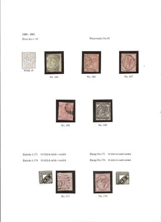 GREAT BRITAIN 1814-1901 – sheet 61