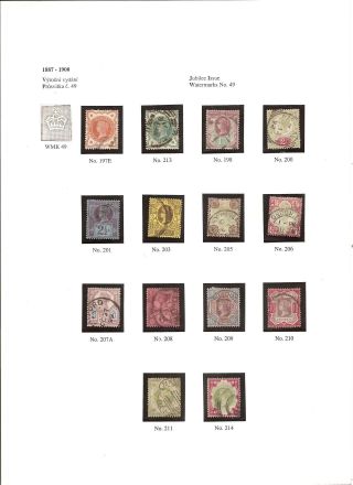 GREAT BRITAIN 1814-1901 – sheet 64