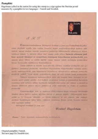 FINSKÁ SMUTEČNÍ ZNÁMKA – list 4