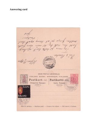 FINSKÁ SMUTEČNÍ ZNÁMKA – list 26