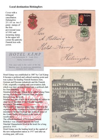 FINSKÁ SMUTEČNÍ ZNÁMKA – list 36