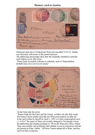 FINSKÁ SMUTEČNÍ ZNÁMKA – list 46