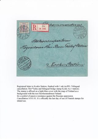 FINSKÁ SMUTEČNÍ ZNÁMKA – list 55