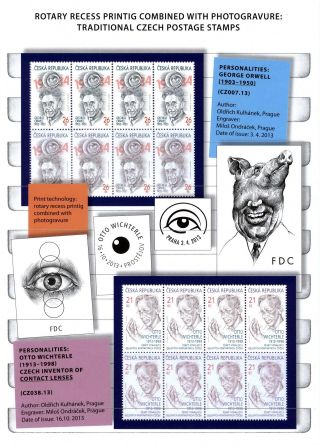 TSCHECHISCHE REPUBLIK: BRIEFMARKEN 2013-2015 – Blatt 17