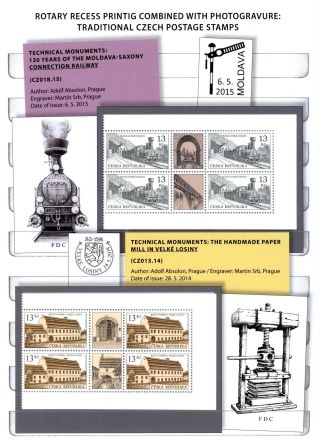 TSCHECHISCHE REPUBLIK: BRIEFMARKEN 2013-2015 – Blatt 19