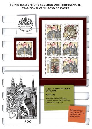 TSCHECHISCHE REPUBLIK: BRIEFMARKEN 2013-2015 – Blatt 20