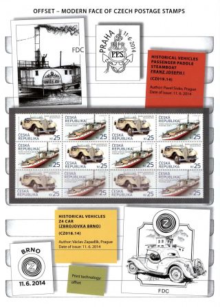 TSCHECHISCHE REPUBLIK: BRIEFMARKEN 2013-2015 – Blatt 25