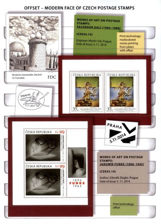 TSCHECHISCHE REPUBLIK: BRIEFMARKEN 2013-2015 – Blatt 26