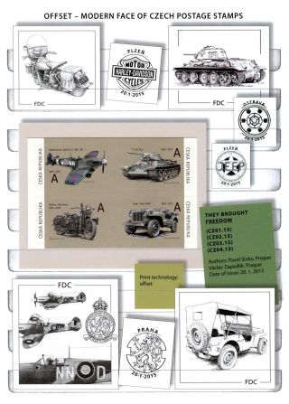 TSCHECHISCHE REPUBLIK: BRIEFMARKEN 2013-2015 – Blatt 27