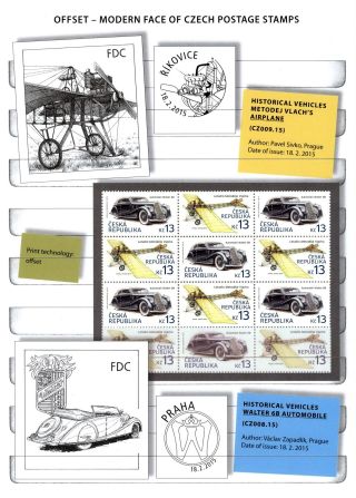 TSCHECHISCHE REPUBLIK: BRIEFMARKEN 2013-2015 – Blatt 28