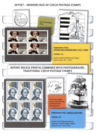 TSCHECHISCHE REPUBLIK: BRIEFMARKEN 2013-2015 – Blatt 31