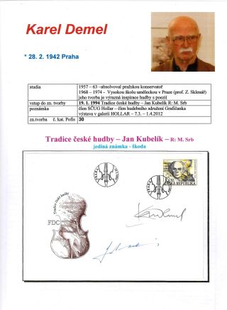 NOVÍ AUTOŘI ČESKÝCH POŠTOVNÍCH ZNÁMEK – list 3