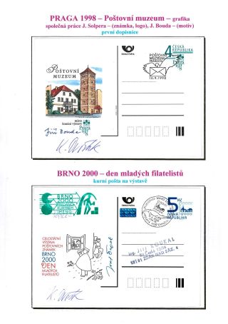DIE NEUE AUTOREN VON TSCHECHISCHE BRIEFMARKEN – Blatt 30
