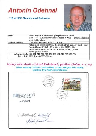 DIE NEUE AUTOREN VON TSCHECHISCHE BRIEFMARKEN – Blatt 31
