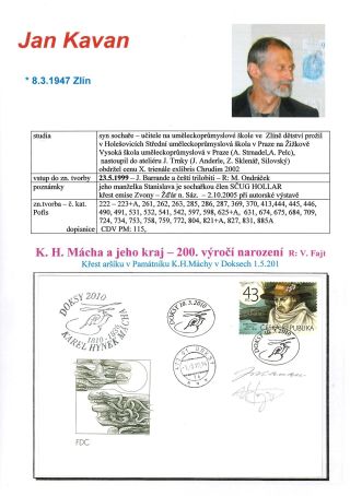 NOVÍ AUTOŘI ČESKÝCH POŠTOVNÍCH ZNÁMEK – list 35