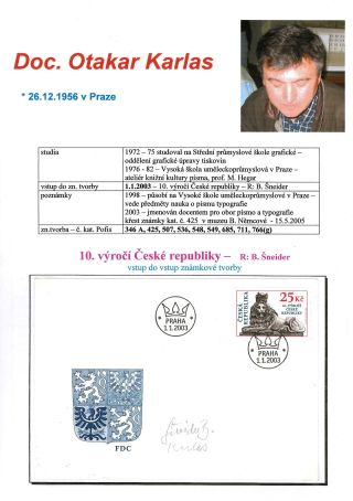 NOVÍ AUTOŘI ČESKÝCH POŠTOVNÍCH ZNÁMEK – list 40