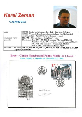 NOVÍ AUTOŘI ČESKÝCH POŠTOVNÍCH ZNÁMEK – list 43