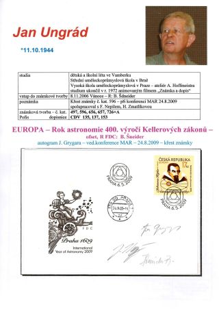 NOVÍ AUTOŘI ČESKÝCH POŠTOVNÍCH ZNÁMEK – list 53