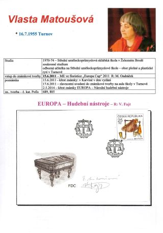 NEW AUTHORS OF CZECH STAMPS – sheet 67