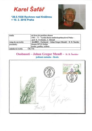 NEW AUTHORS OF CZECH STAMPS – sheet 69