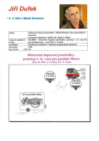 NEW AUTHORS OF CZECH STAMPS – sheet 74