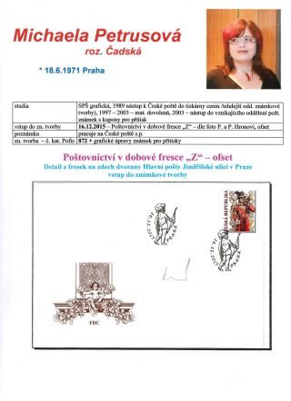 NEW AUTHORS OF CZECH STAMPS – sheet 79