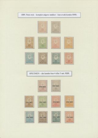 BULGARIA 1879-1919, TRADITIONAL PHILATElY – sheet 21