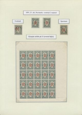 BULGARIA 1879-1919, TRADITIONAL PHILATElY – sheet 33