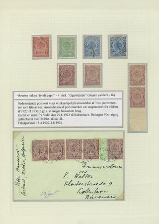 BULGARIA 1879-1919, TRADITIONAL PHILATElY – sheet 96