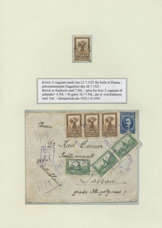 BULGARIA 1879-1919, TRADITIONAL PHILATElY – sheet 123