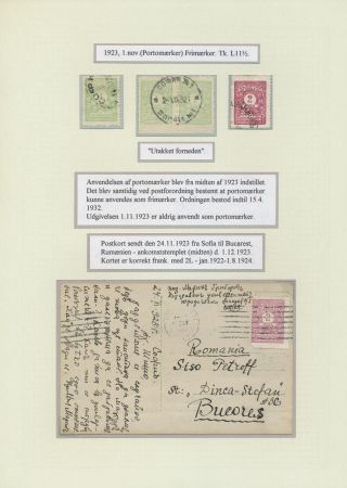 BULGARIA 1879-1919, TRADITIONAL PHILATElY – sheet 132