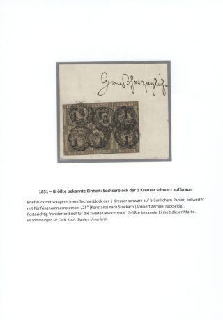 BADEN 1851-1868 – sheet 4