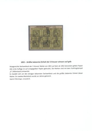 BADEN 1851-1868 – sheet 11
