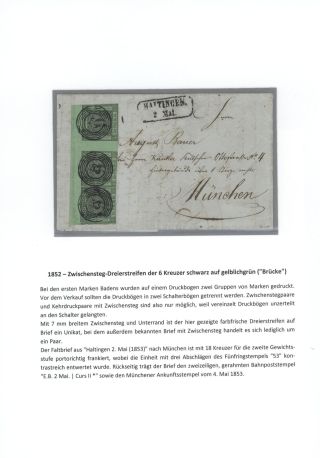 BADEN 1851-1868 – sheet 18